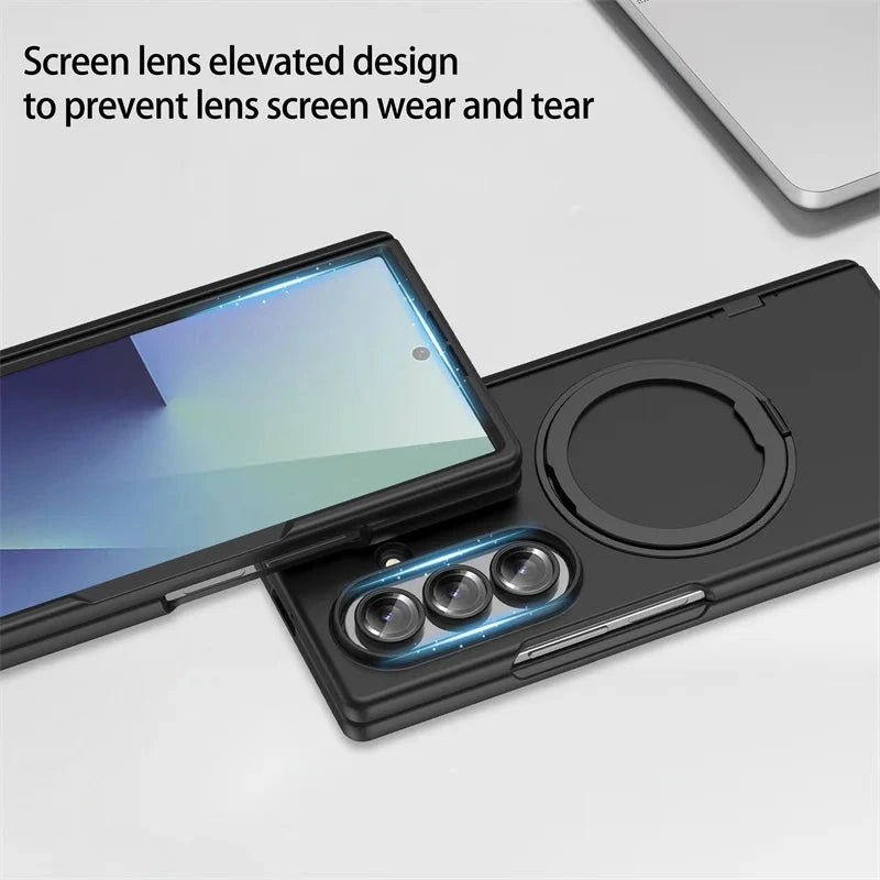 For Samsung Z Fold Full Protection MagSafe Kickstand Case