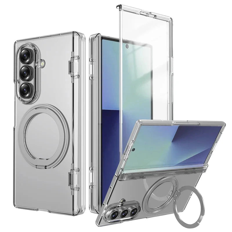 For Samsung Z Fold Full Protection MagSafe Kickstand Case